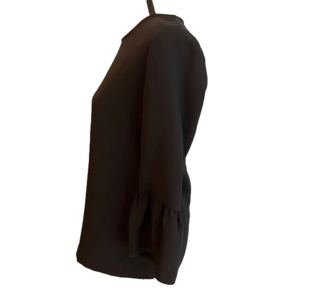 Madewell black bell sleeve top, size XXS EUC - Picture 5 of 10
